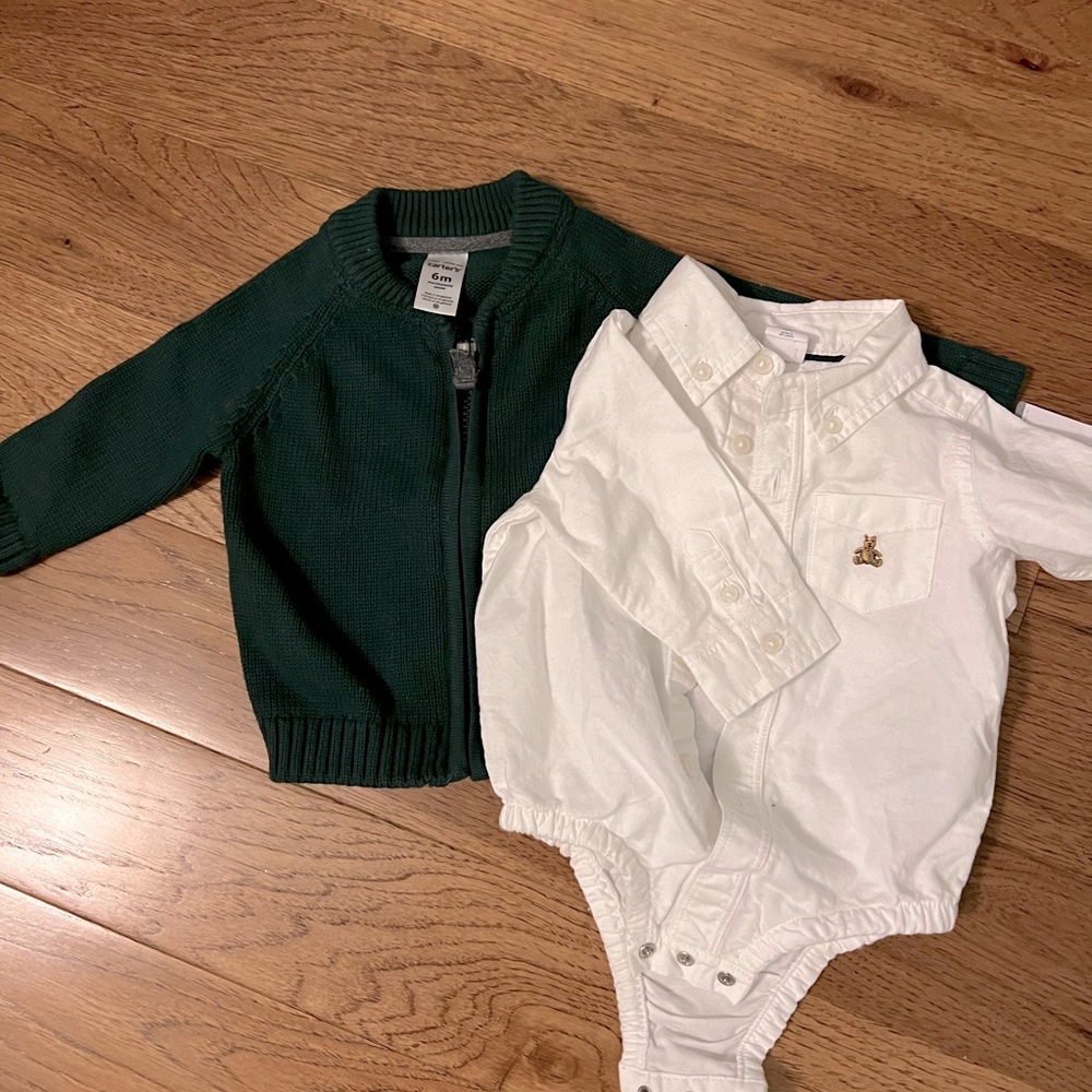 3-6M/6M sweater/Oxford